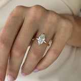 2 CT Round Halo & Pave Lab Grown Diamond Engagement Ring