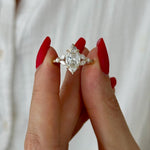 2 CT Round Halo & Pave Lab Grown Diamond Engagement Ring