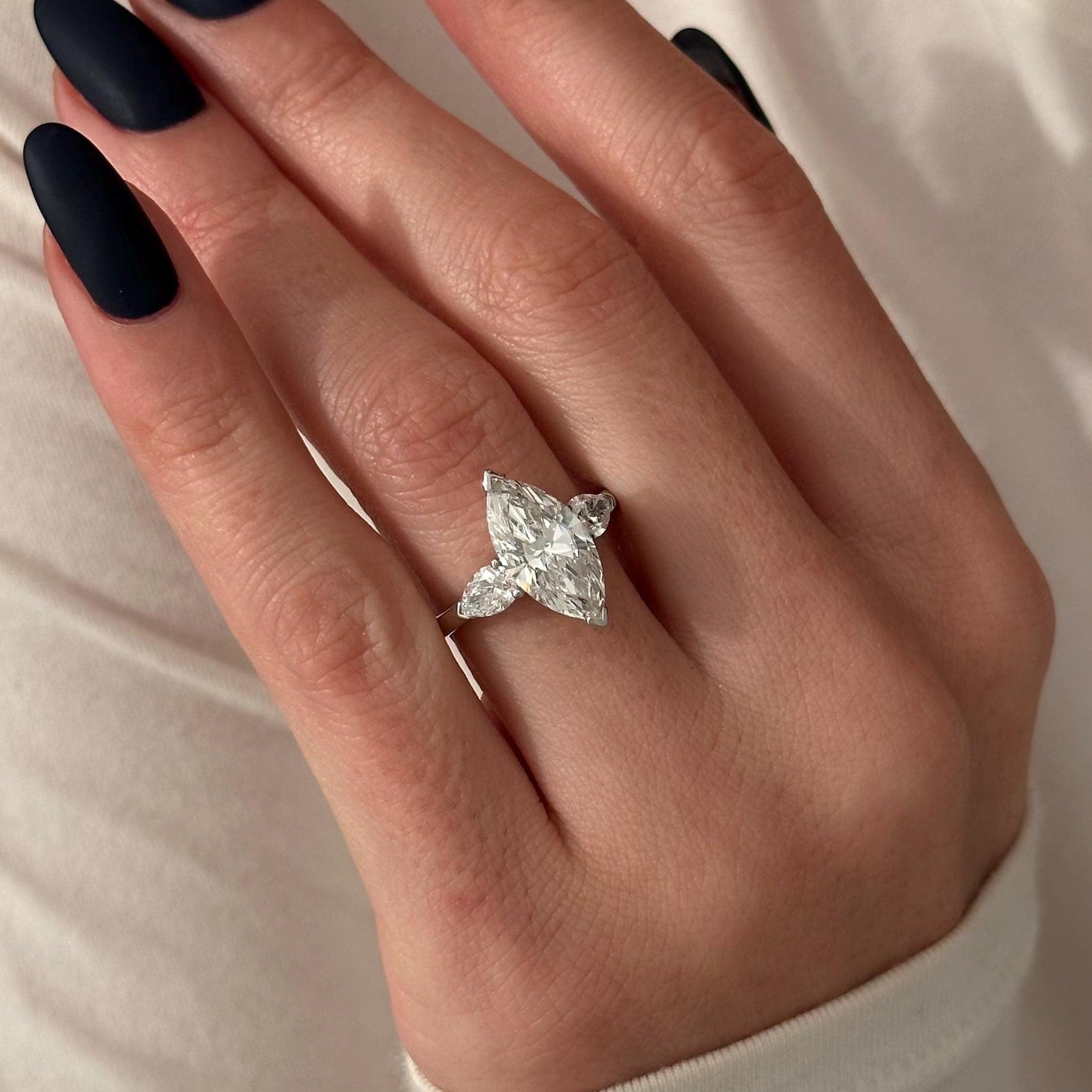 2 CT Round Halo & Pave Lab Grown Diamond Engagement Ring