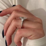 2 CT Round Halo & Pave Lab Grown Diamond Engagement Ring