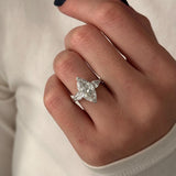2 CT Round Halo & Pave Lab Grown Diamond Engagement Ring