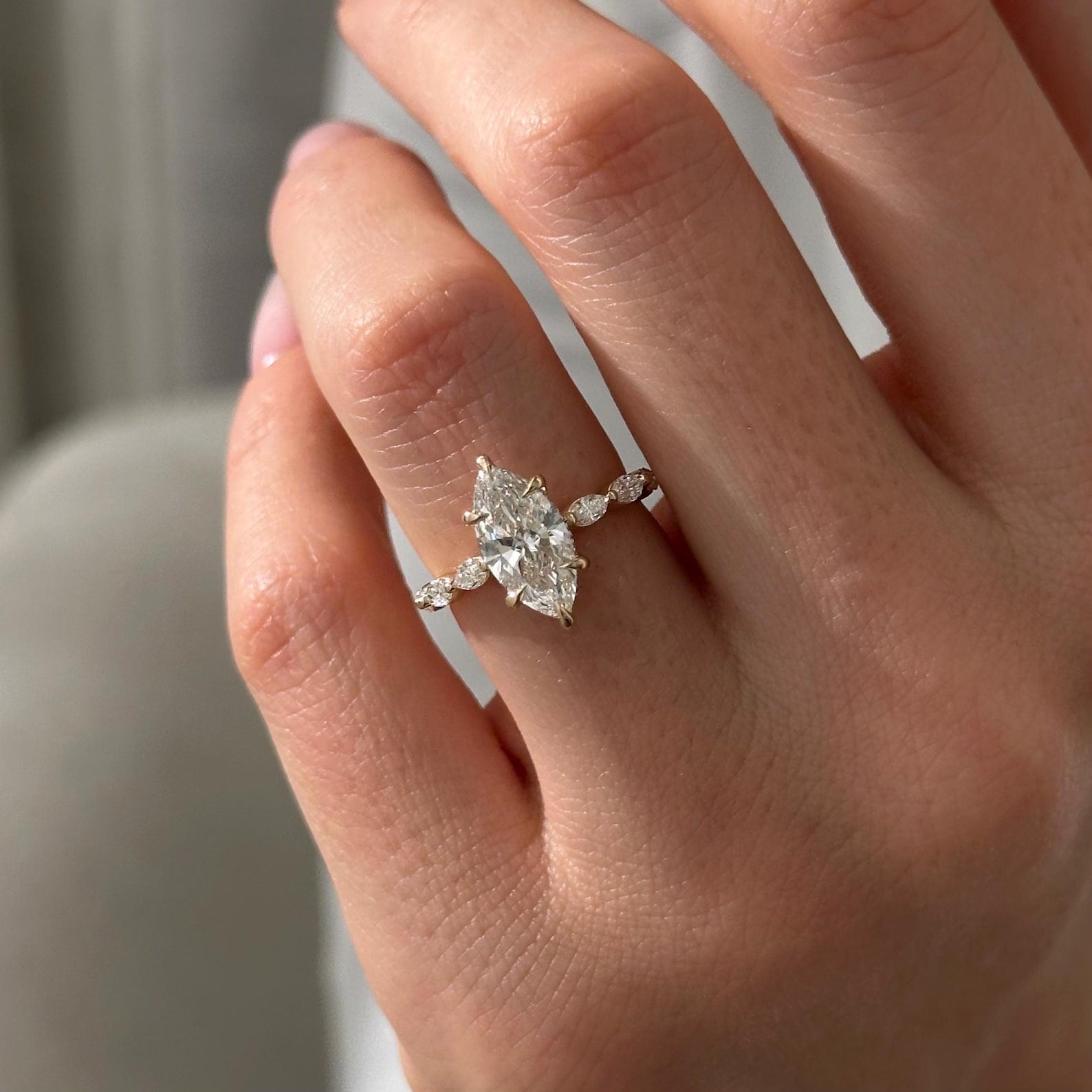 2 CT Round Halo & Pave Lab Grown Diamond Engagement Ring