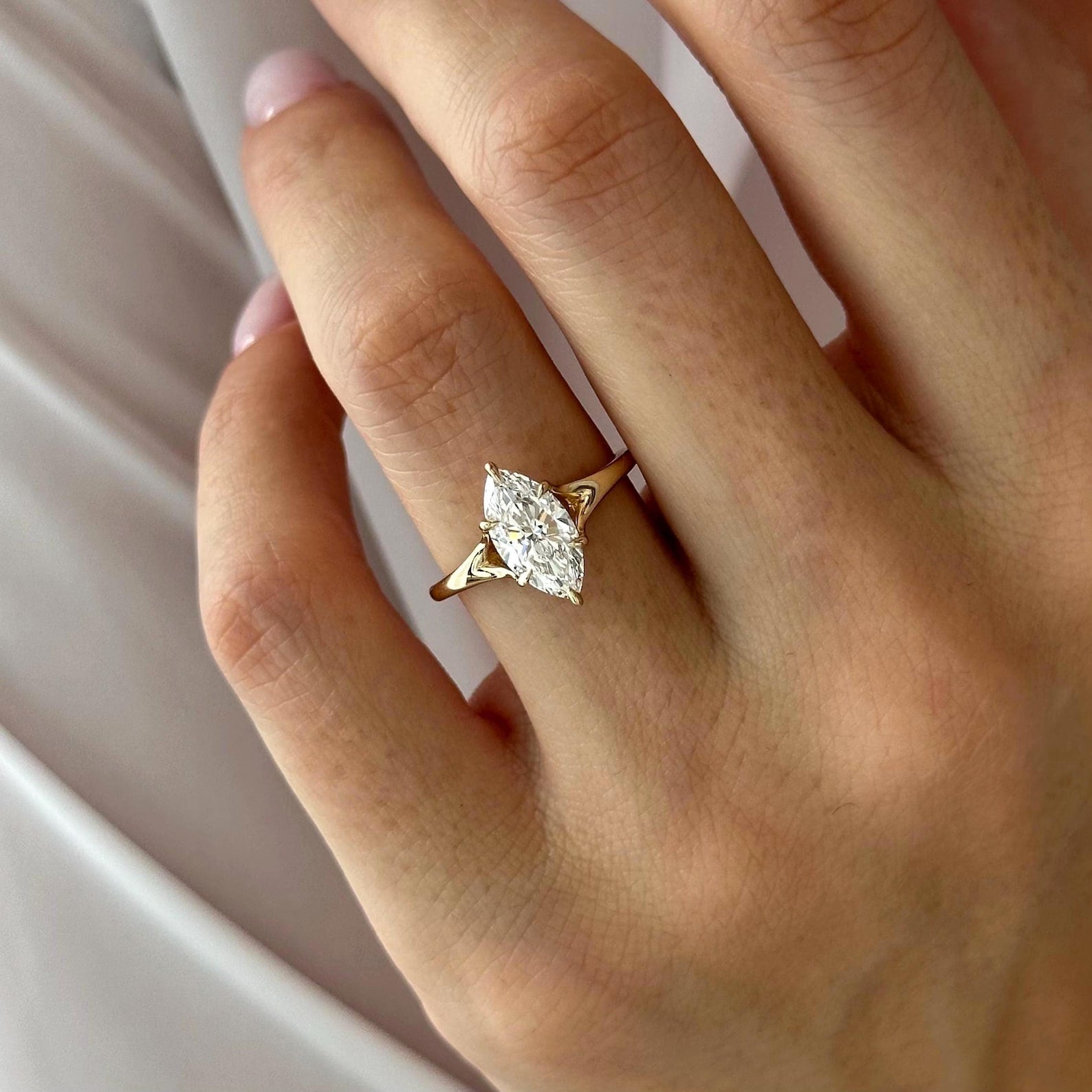 2 CT Round Halo & Pave Lab Grown Diamond Engagement Ring