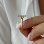 2 CT Round Halo & Pave Lab Grown Diamond Engagement Ring