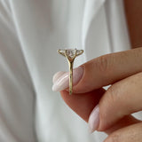 2 CT Round Halo & Pave Lab Grown Diamond Engagement Ring