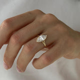 2 CT Round Halo & Pave Lab Grown Diamond Engagement Ring
