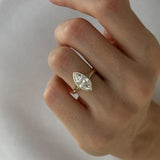 2 CT Round Halo & Pave Lab Grown Diamond Engagement Ring