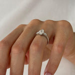 2 CT Round Halo & Pave Lab Grown Diamond Engagement Ring