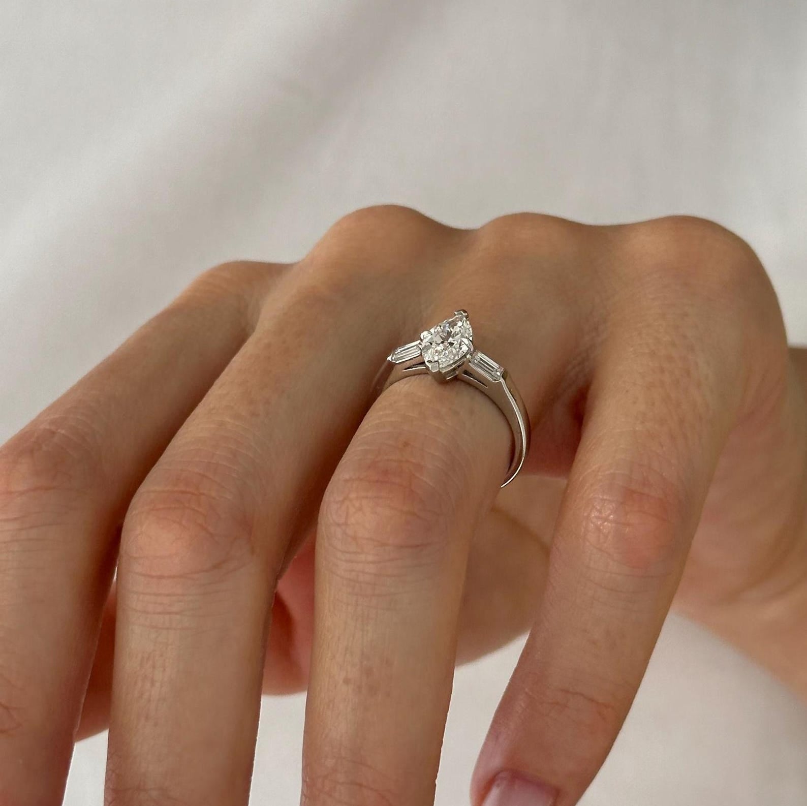2 CT Round Halo & Pave Lab Grown Diamond Engagement Ring