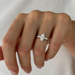 2 CT Round Halo & Pave Lab Grown Diamond Engagement Ring
