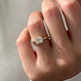 2 CT Round Halo & Pave Lab Grown Diamond Engagement Ring