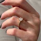 2 CT Round Halo & Pave Lab Grown Diamond Engagement Ring