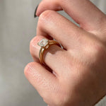 2 CT Round Halo & Pave Lab Grown Diamond Engagement Ring