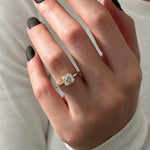 2 CT Round Halo & Pave Lab Grown Diamond Engagement Ring
