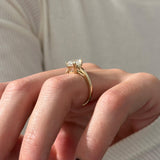 2 CT Round Halo & Pave Lab Grown Diamond Engagement Ring