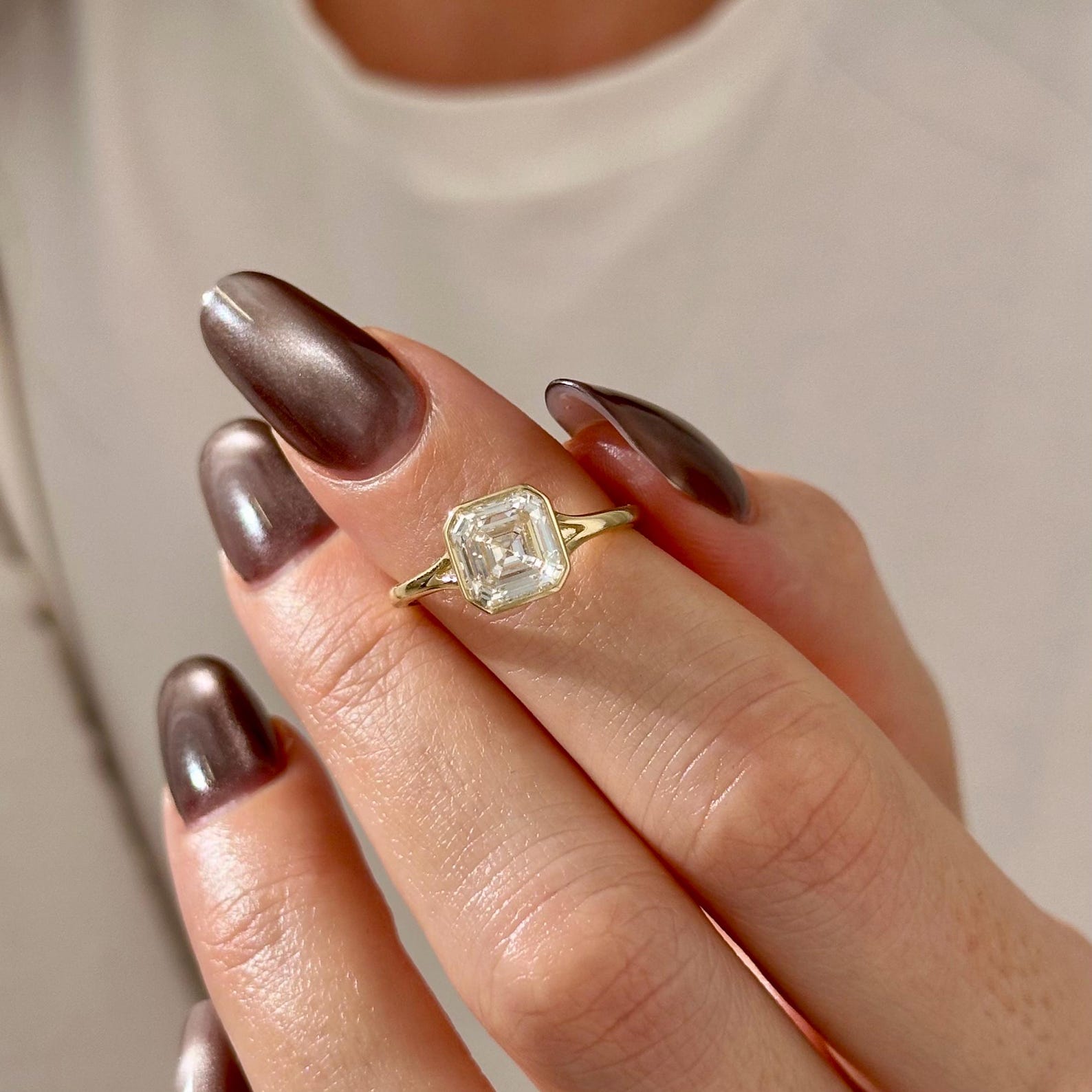 2 CT Round Halo & Pave Lab Grown Diamond Engagement Ring
