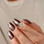 2 CT Round Halo & Pave Lab Grown Diamond Engagement Ring