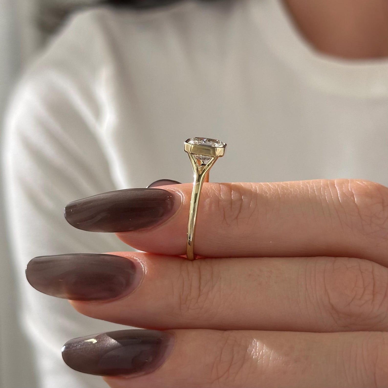 2 CT Round Halo & Pave Lab Grown Diamond Engagement Ring