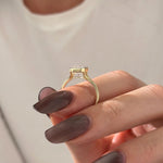 2 CT Round Halo & Pave Lab Grown Diamond Engagement Ring