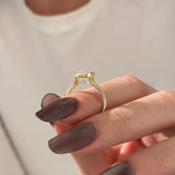 2 CT Round Halo & Pave Lab Grown Diamond Engagement Ring