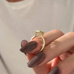 2 CT Round Halo & Pave Lab Grown Diamond Engagement Ring