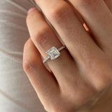2 CT Round Halo & Pave Lab Grown Diamond Engagement Ring
