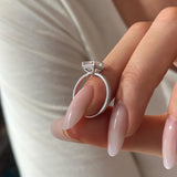 2 CT Round Halo & Pave Lab Grown Diamond Engagement Ring