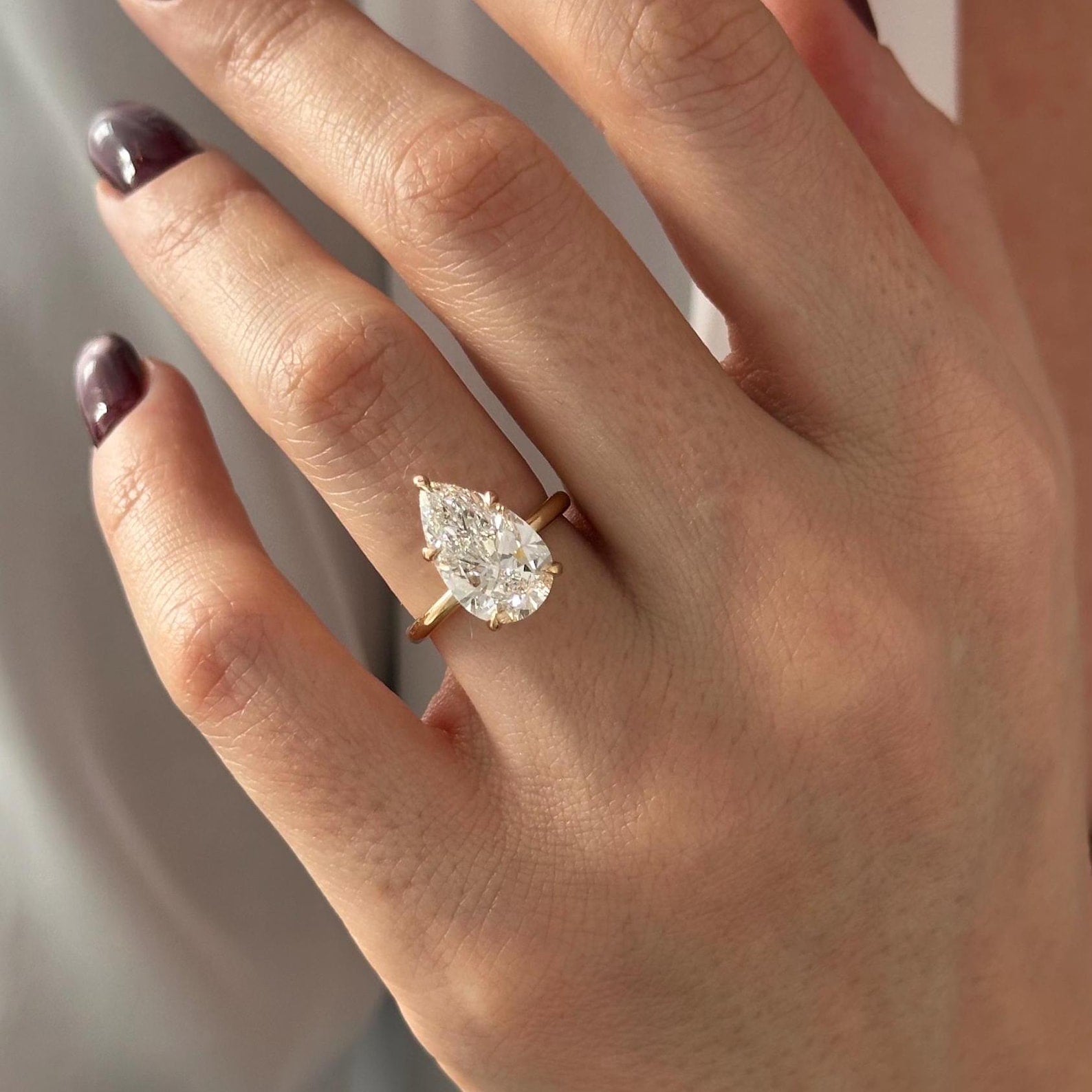 2 CT Round Halo & Pave Lab Grown Diamond Engagement Ring