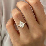 2 CT Round Halo & Pave Lab Grown Diamond Engagement Ring