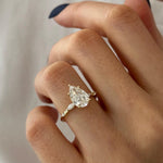 2 CT Round Halo & Pave Lab Grown Diamond Engagement Ring