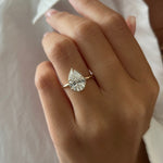 2 CT Round Halo & Pave Lab Grown Diamond Engagement Ring
