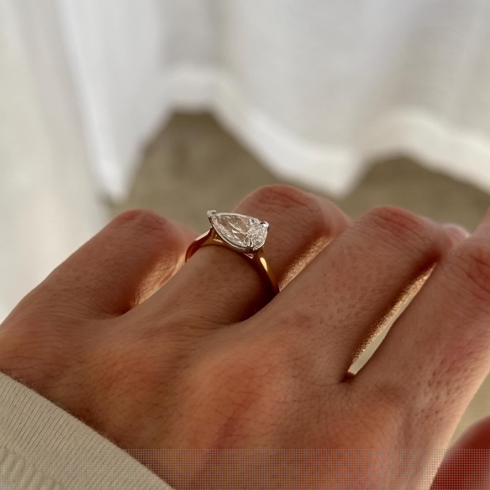 2 CT Round Halo & Pave Lab Grown Diamond Engagement Ring