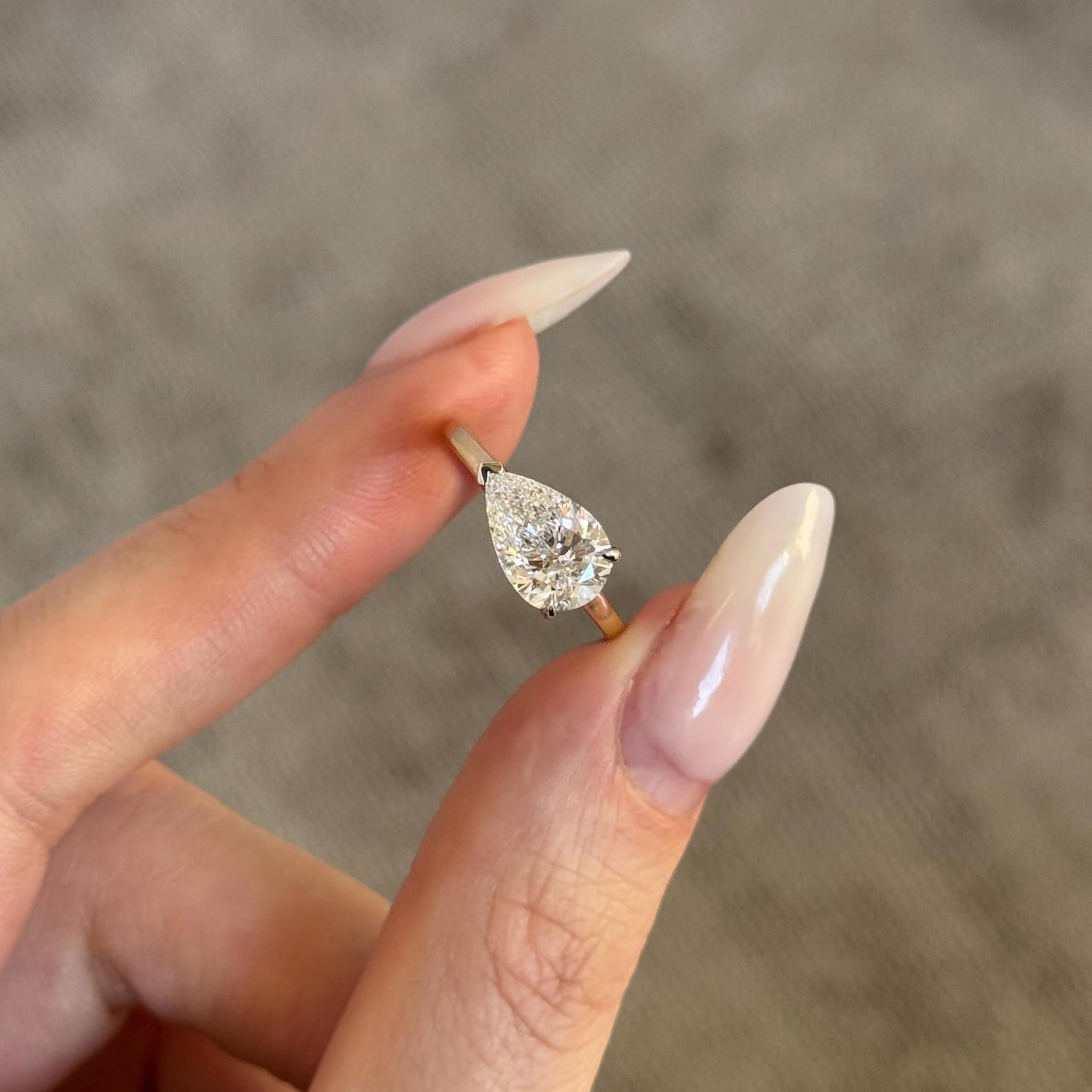 2 CT Round Halo & Pave Lab Grown Diamond Engagement Ring
