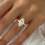 2 CT Round Halo & Pave Lab Grown Diamond Engagement Ring