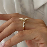 2 CT Round Halo & Pave Lab Grown Diamond Engagement Ring