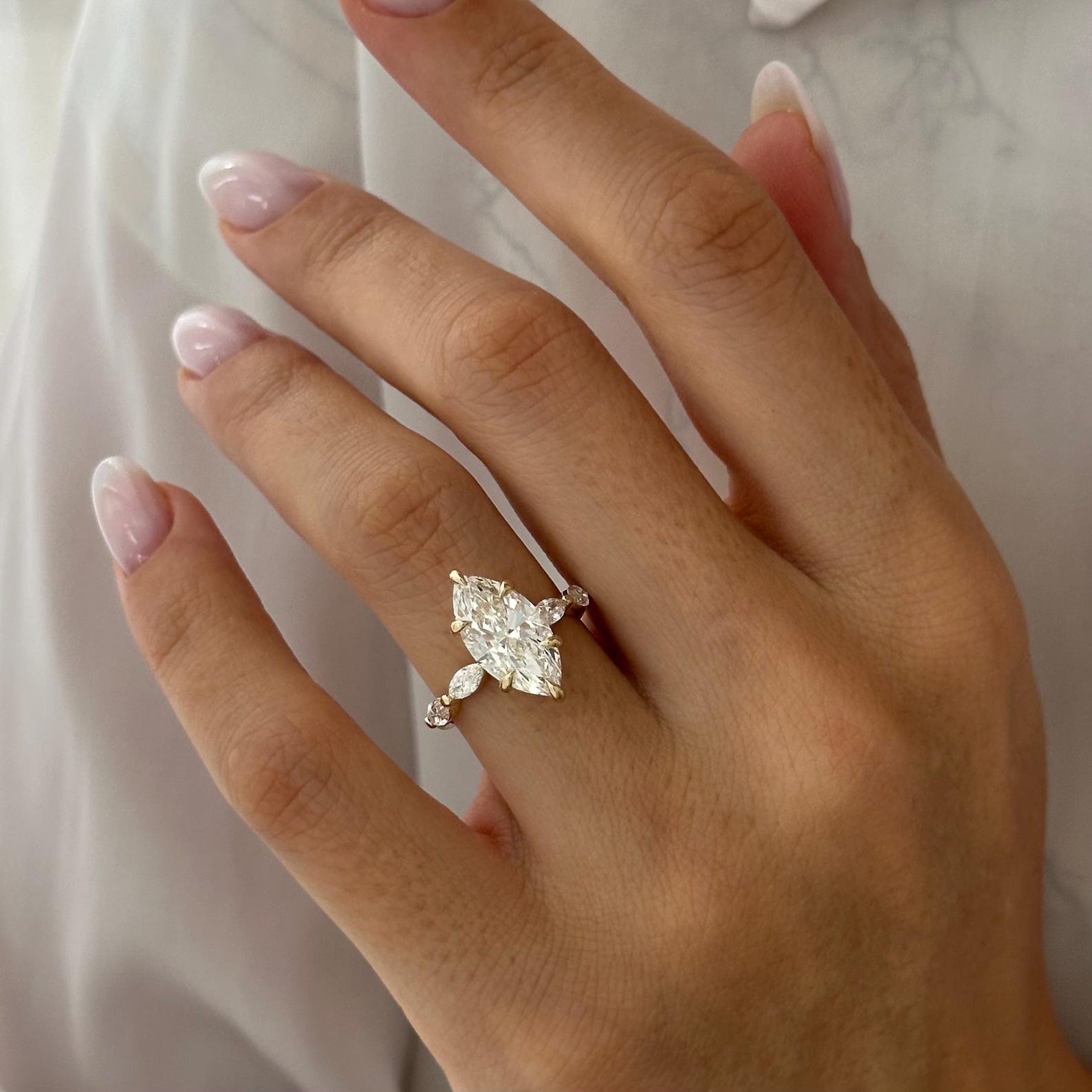 2 CT Round Halo & Pave Lab Grown Diamond Engagement Ring