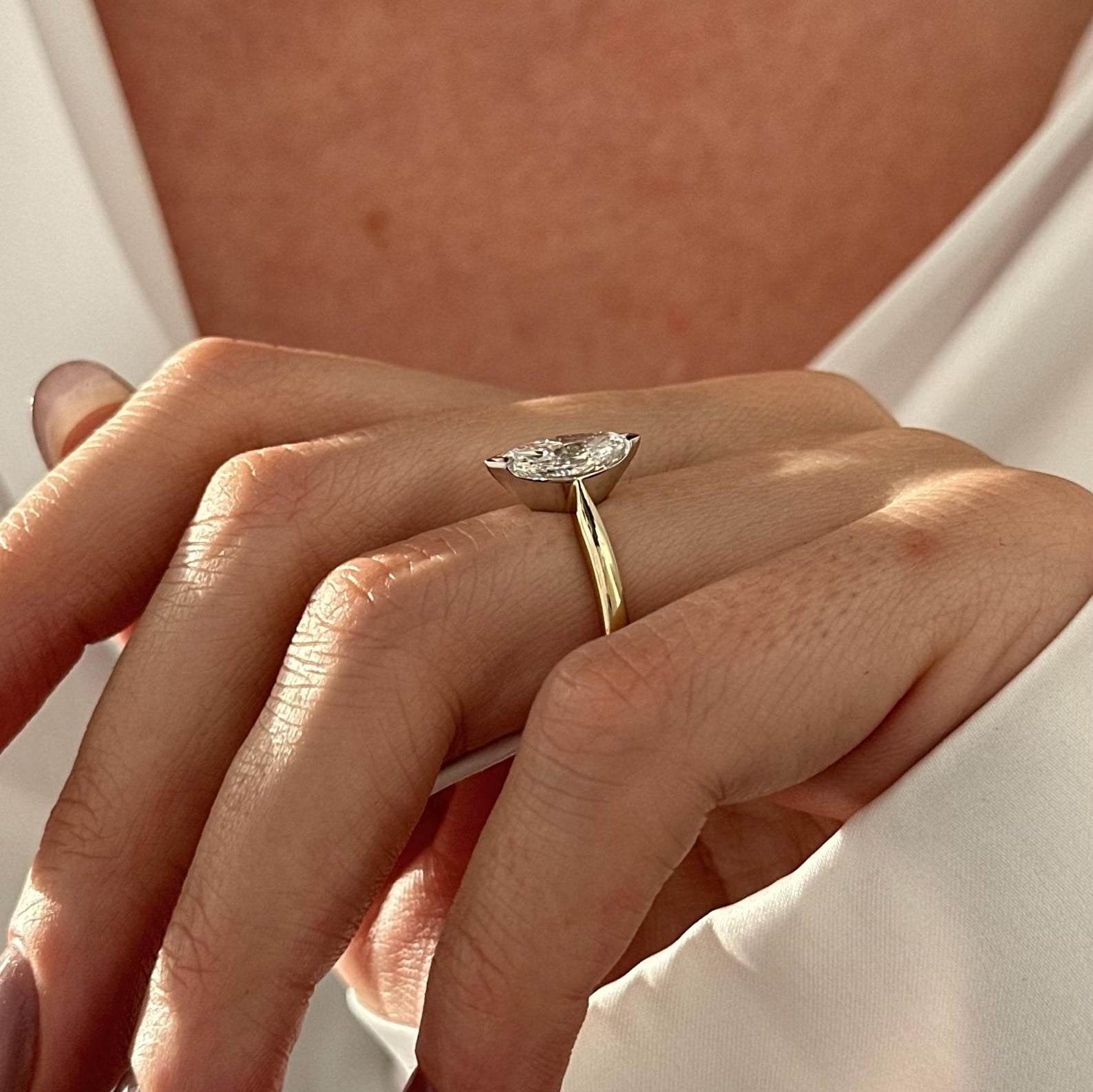 2 CT Round Halo & Pave Lab Grown Diamond Engagement Ring