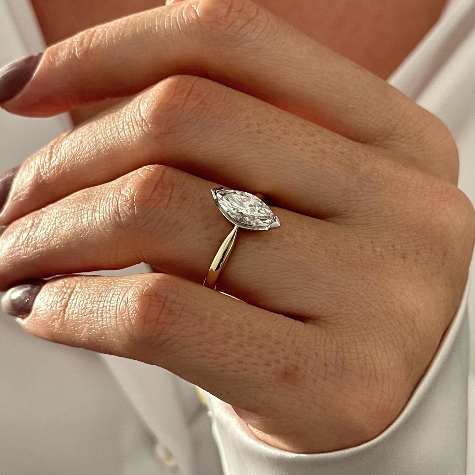 2 CT Round Halo & Pave Lab Grown Diamond Engagement Ring