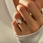 2 CT Round Halo & Pave Lab Grown Diamond Engagement Ring