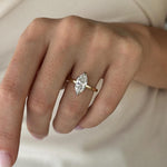2 CT Round Halo & Pave Lab Grown Diamond Engagement Ring
