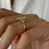 2 CT Round Halo & Pave Lab Grown Diamond Engagement Ring