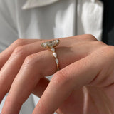 2 CT Round Halo & Pave Lab Grown Diamond Engagement Ring