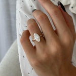2 CT Round Halo & Pave Lab Grown Diamond Engagement Ring