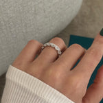 0.3 TCW Round Half Eternity Lab Grown Diamond Wedding Band