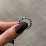 0.3 TCW Round Half Eternity Lab Grown Diamond Wedding Band