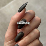 0.3 TCW Round Half Eternity Lab Grown Diamond Wedding Band