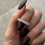0.3 TCW Round Half Eternity Lab Grown Diamond Wedding Band