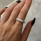 0.3 TCW Round Half Eternity Lab Grown Diamond Wedding Band