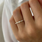0.3 TCW Round Half Eternity Lab Grown Diamond Wedding Band