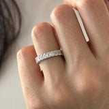 0.3 TCW Round Half Eternity Lab Grown Diamond Wedding Band